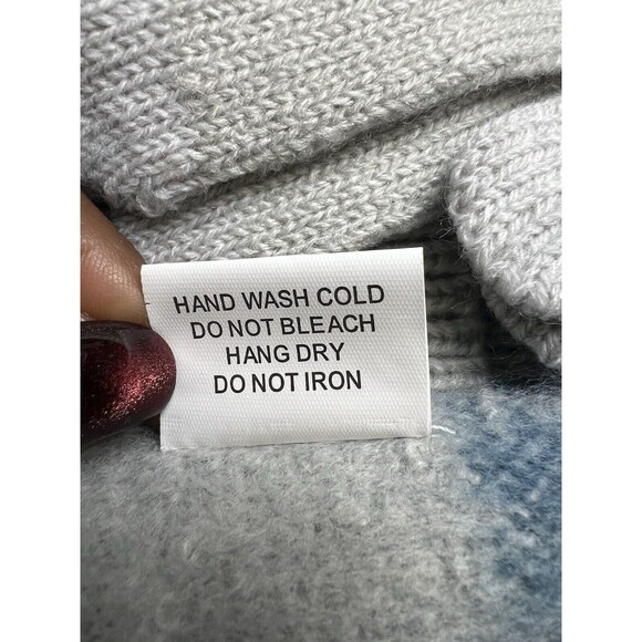 Dot Dash 3pc Cable Knit Pom Pom Hat, Gloves & Scarf Multi NWT Fall Winter Chic - Picture 7 of 7